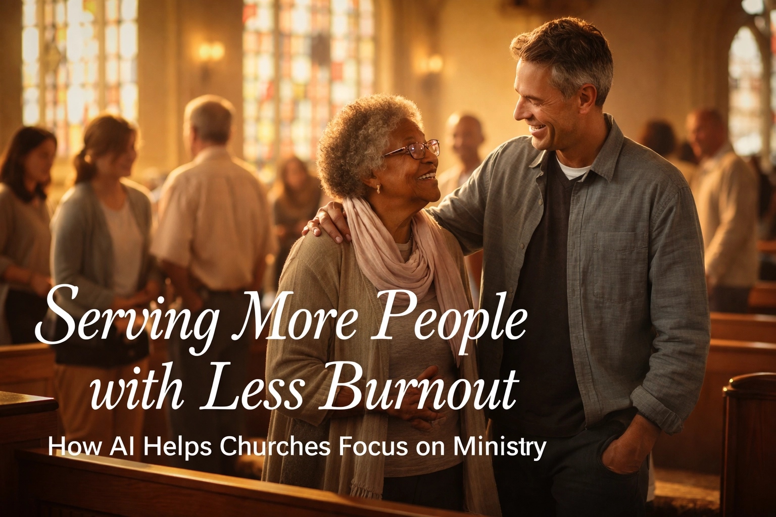 Serving More People with Less Burnout: How AI Helps Churches Focus on Ministry