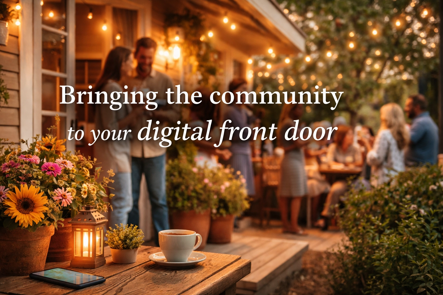 Bringing the community to your digital front door